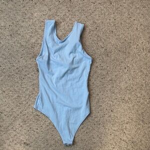 American Eagle Light Blue Body Suit - Size Small